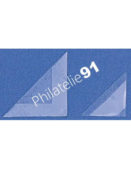 Accessoires philatéliques - Coins autocollants pour enveloppes, cartes, photos 19 x 19 mm