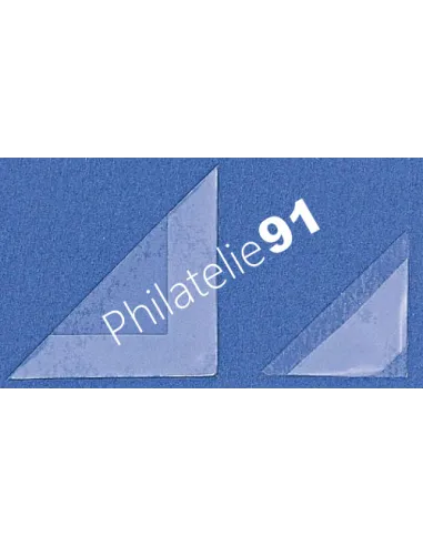 Accessoires philatéliques - Coins autocollants pour enveloppes, cartes, photos 32 x 32 mm