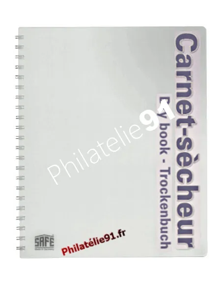 Carnet-sécheur SAFE, Réf. 1075, Matériel philatélique