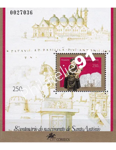 Portugal, Bloc-Feuillet n° 110, collection timbres Europe