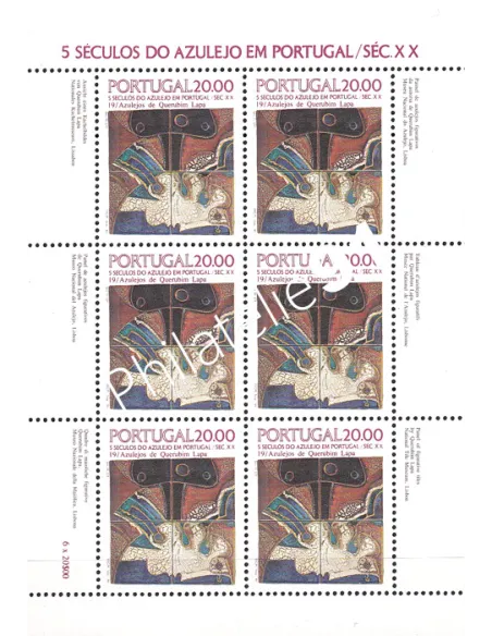 Portugal, Feuille n° 1639a, collection timbres Europe