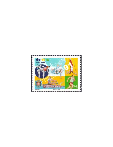 MONACO, n° 3043, Collection timbres Monaco