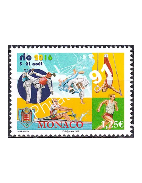 MONACO, n° 3043, Collection timbres Monaco