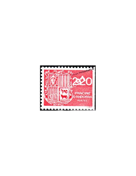 Timbre d'Andorre Français n° 366 - Thématique: Armoiries