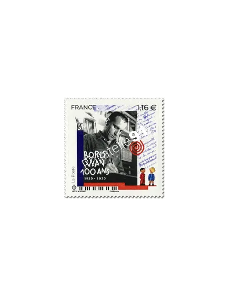 n° 5406 ** - Timbre issu de la Feuille (F5406) - Boris Vian (1920-2020)