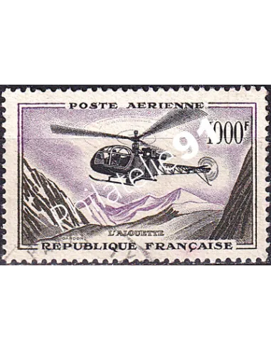 Timbre Poste Aérienne n° 37 oblitéré - Collection Timbres France