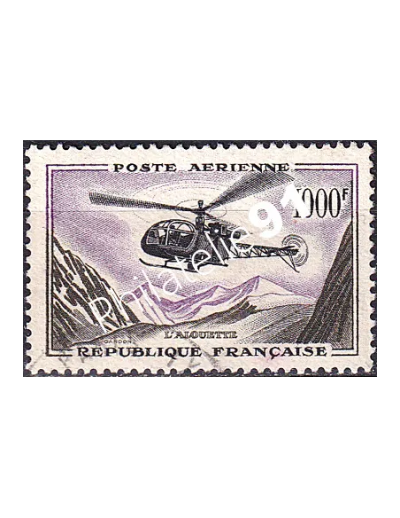 Timbre Poste Aérienne n° 37 oblitéré - Collection Timbres France