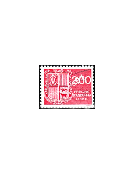 Timbre d'Andorre Français n° 409 - Thématique: Armoiries