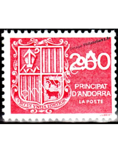Timbre d'Andorre Français n° 409 - Thématique: Armoiries