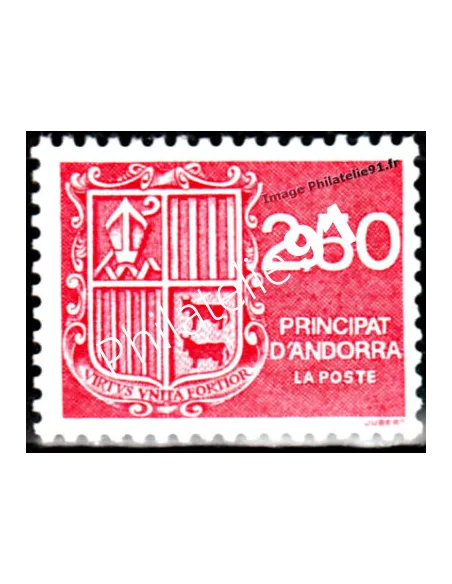 Timbre d'Andorre Français n° 409 - Thématique: Armoiries