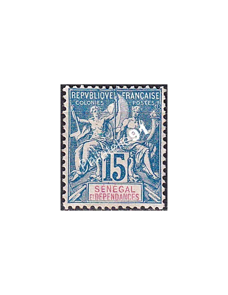SÉNÉGAL n° 13 charnière, collection timbres Colonies Françaises