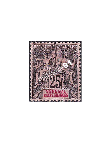 SÉNÉGAL n° 15 charnière, collection timbres Colonies Françaises