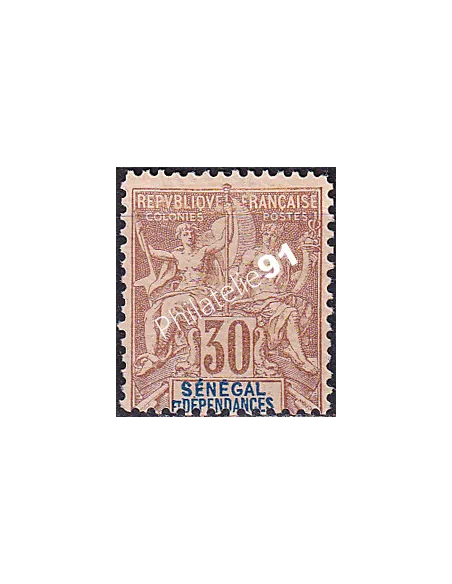 SÉNÉGAL n° 16 charnière, collection timbres Colonies Françaises