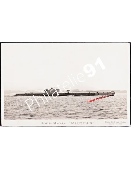 Carte postale - Sous-marin -NAUTILUS- (1) - Flotte française 39/