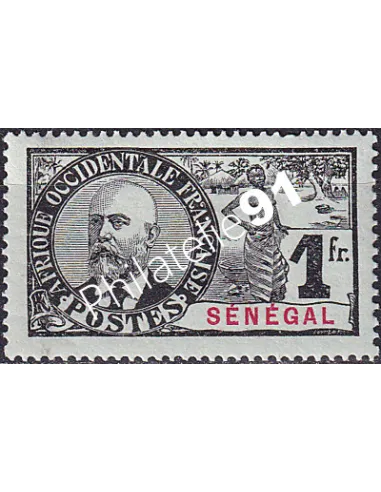 SÉNÉGAL n° 44 charnière, collection timbres Colonies Françaises