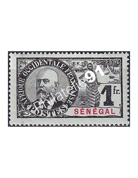 SÉNÉGAL n° 44 charnière, collection timbres Colonies Françaises