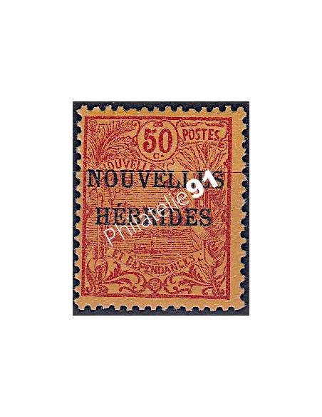 NOUVELLES-HEBRIDES - n°    4  * - Timbre de Nouvelle-Calédonie surchargé