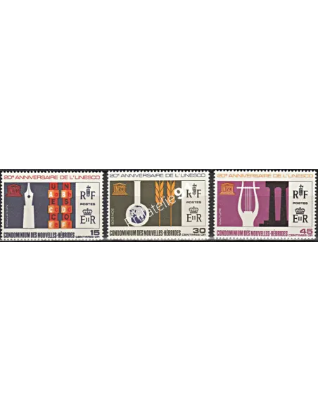 Nouvelles-Hébrides n° 249 à 251 - Timbres colonies Francaises