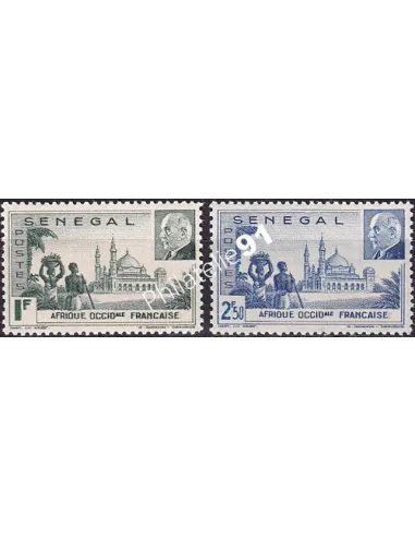 SÉNÉGAL n° 177 à 178 charnière, collection timbres Colonies Françaises