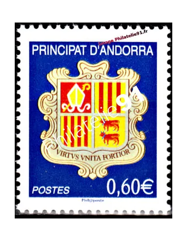 Timbre  d'Andorre Français n° 633 - Thématique: Armoiries