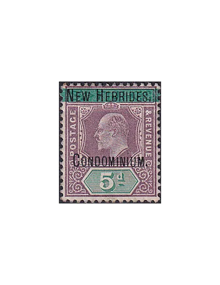 Nlles Hébrides, n° 9 charnière, timbres Colonies françaises