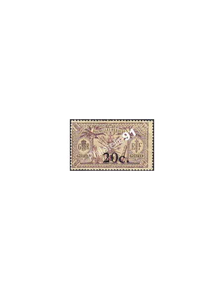 Nlles Hébrides, n° 62 charnière, timbres Colonies françaises