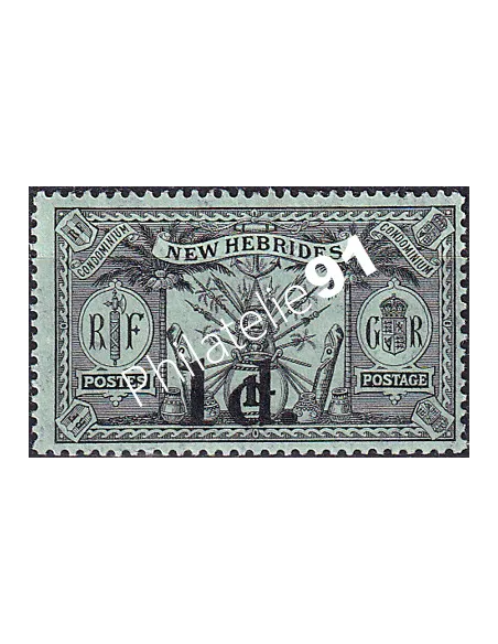 Nlles Hébrides, n° 65, timbres Colonies françaises