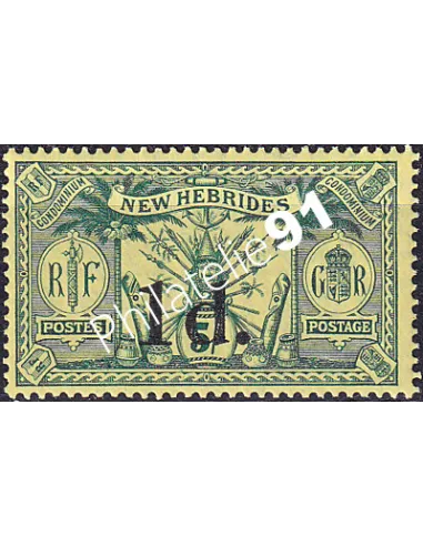 Nlles Hébrides, n° 67, timbres Colonies françaises