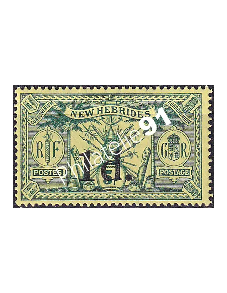 Nlles Hébrides, n° 67, timbres Colonies françaises