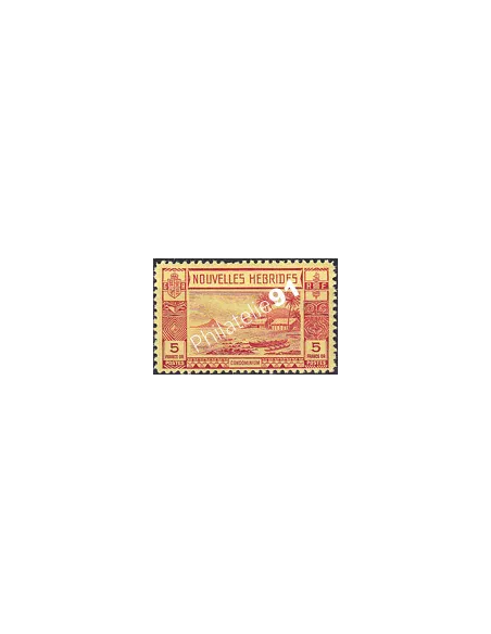 Nlles Hébrides, n° 110, timbres Colonies françaises