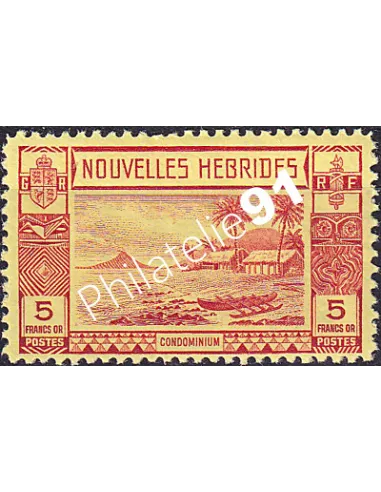 Nlles Hébrides, n° 110, timbres Colonies françaises