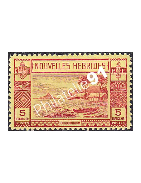 Nlles Hébrides, n° 110, timbres Colonies françaises