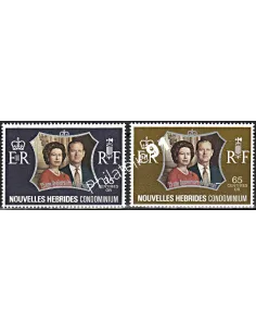 Nouvelles-Hébrides n° 354 à 355 - Timbres colonies Francaises