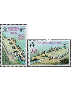 Nouvelles-Hébrides n° 366 à 367, Timbres colonies Francaises