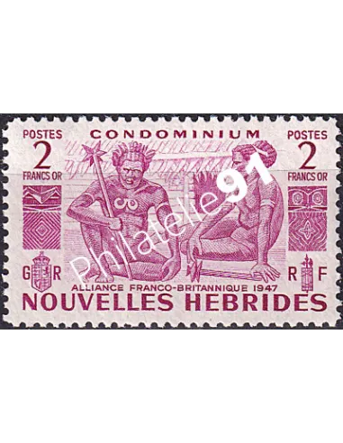Nouvelles Hébrides, n° 153 charnière, timbres Colonies françaises