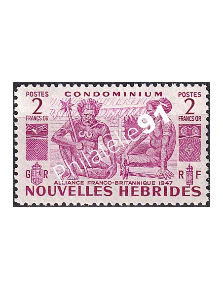 Nouvelles Hébrides, n° 153 charnière, timbres Colonies françaises