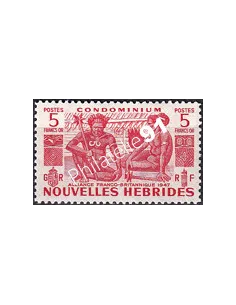 Nouvelles Hébrides, n° 154, timbres Colonies françaises