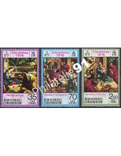 Nouvelles-Hébrides n° 441 à 443 - Timbres colonies Francaises