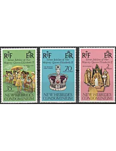 Nouvelles-Hébrides n° 447 à 449 - Timbres colonies Francaises