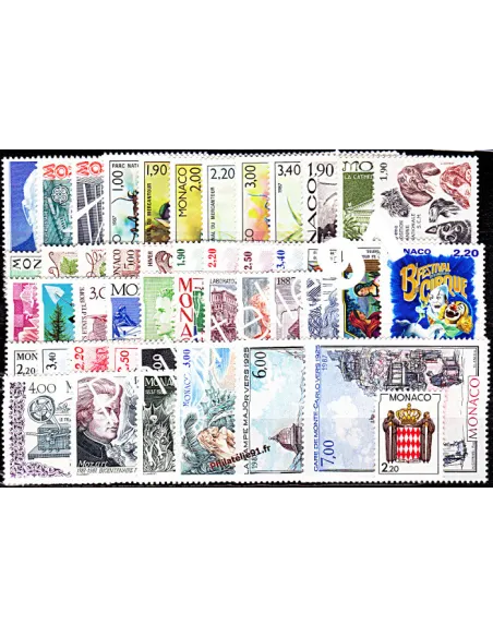 Timbres de Monaco - Année 1987 - Neuve**