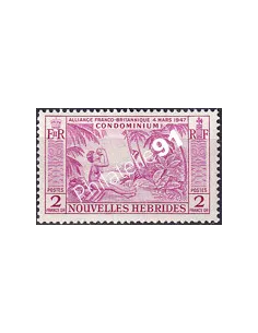 Nouvelles Hébrides, n° 184, timbres Colonies françaises