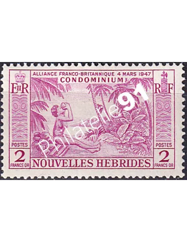 Nouvelles Hébrides, n° 184, timbres Colonies françaises