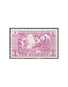 Nouvelles Hébrides, n° 195, timbres Colonies françaises