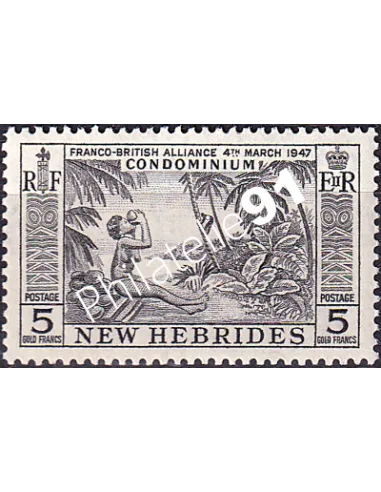 Nouvelles Hébrides, n° 196, timbres Colonies françaises