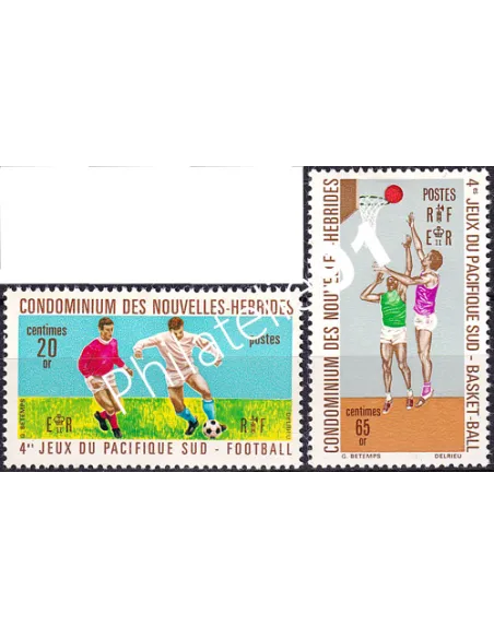 Nouvelles Hébrides, n° 308 à 309 charnière, timbres Colonies françaises
