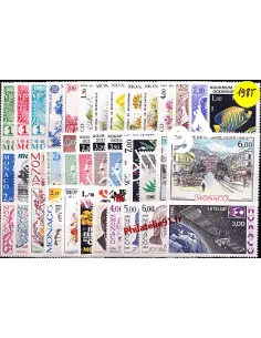 Années complètes de Monaco 1985 - Neuve**