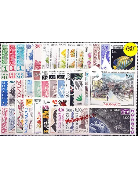 Années complètes de Monaco 1985 - Neuve**