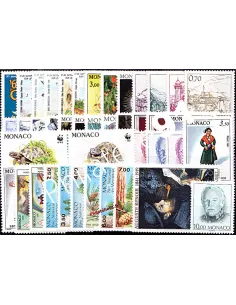 Timbres de Monaco - Année 1991