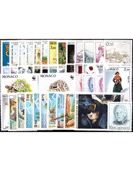 Timbres de Monaco - Année 1991