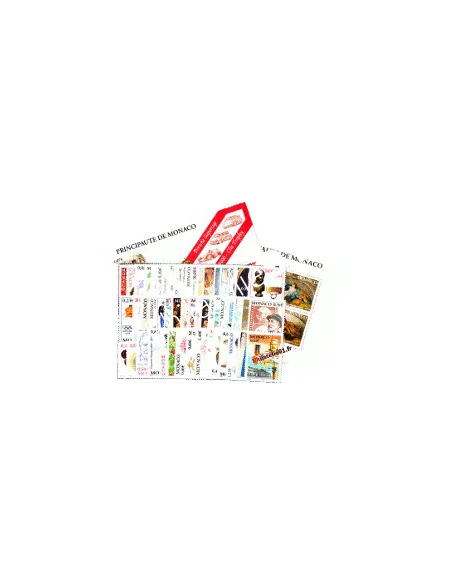 Timbres de Monaco - Année complète 2002 neuve